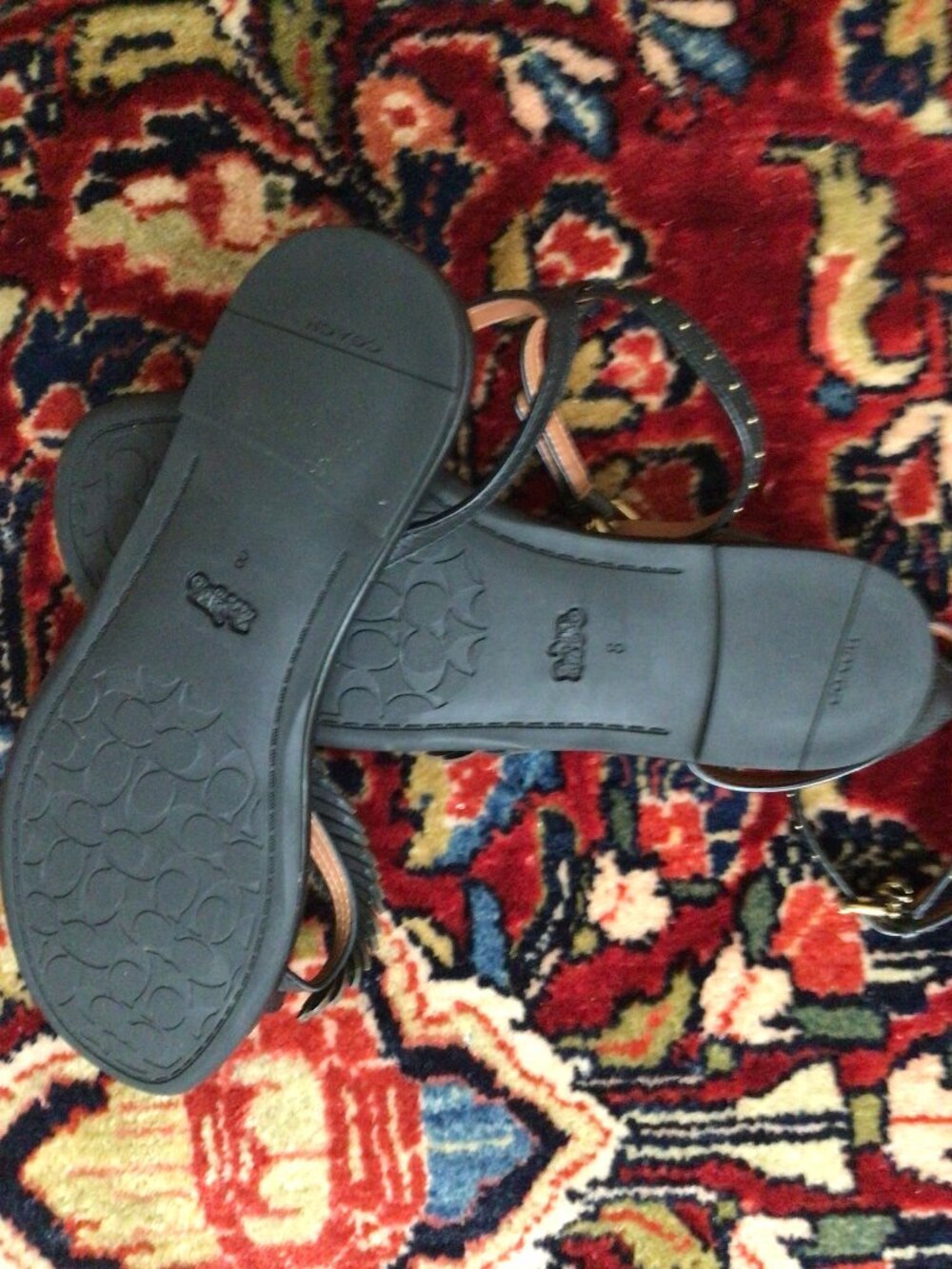 Coach Ankle Strap Sandals - Picture 2 of 2